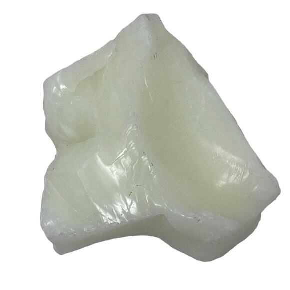 Custard Art Glass Cullet Glowing Opaque Uranium Slag Glass #5GX121 - Picture 2 of 5